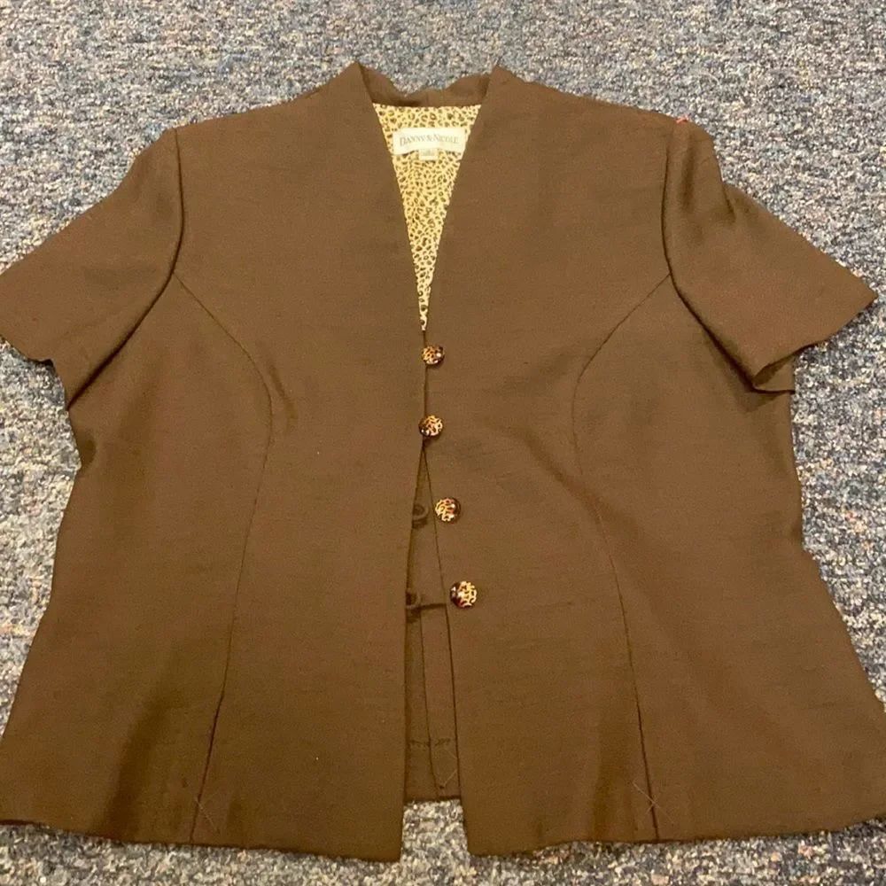 Danny & Nicole Brown Blazer sz. 16